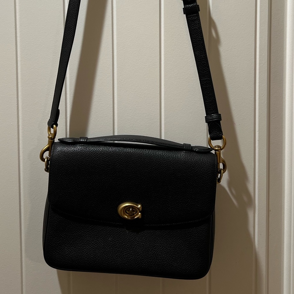 Coach Black Turn Lock Crossbody Bag
